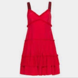 Cinq A Sept Silk Livia Tiered Dress